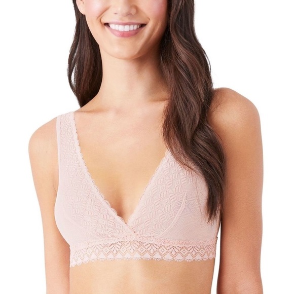 b.tempt'd by Wacoal Womens Net Perfection Bralette, bras Pink,Small - Picture 1 of 5